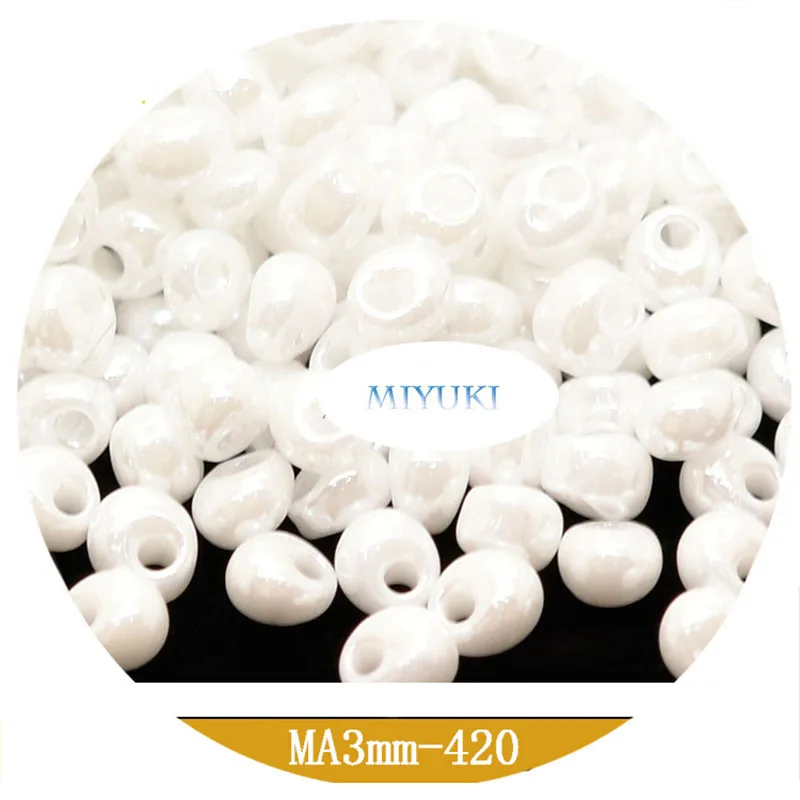 Japan Imported Miyuki  Ma3mm Drops 16 Colors Light Color Handmade DIY Loose Beads 5g