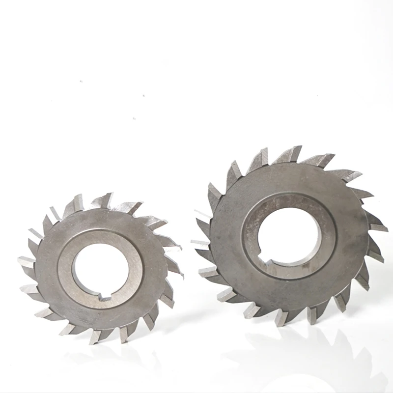 1PCS 50mm 63mm 75mm 80mm 100mm 125mm 130mm 150mm HSS Three Straight Tooth Blade Face Milling Cutter,three edge milling cutter