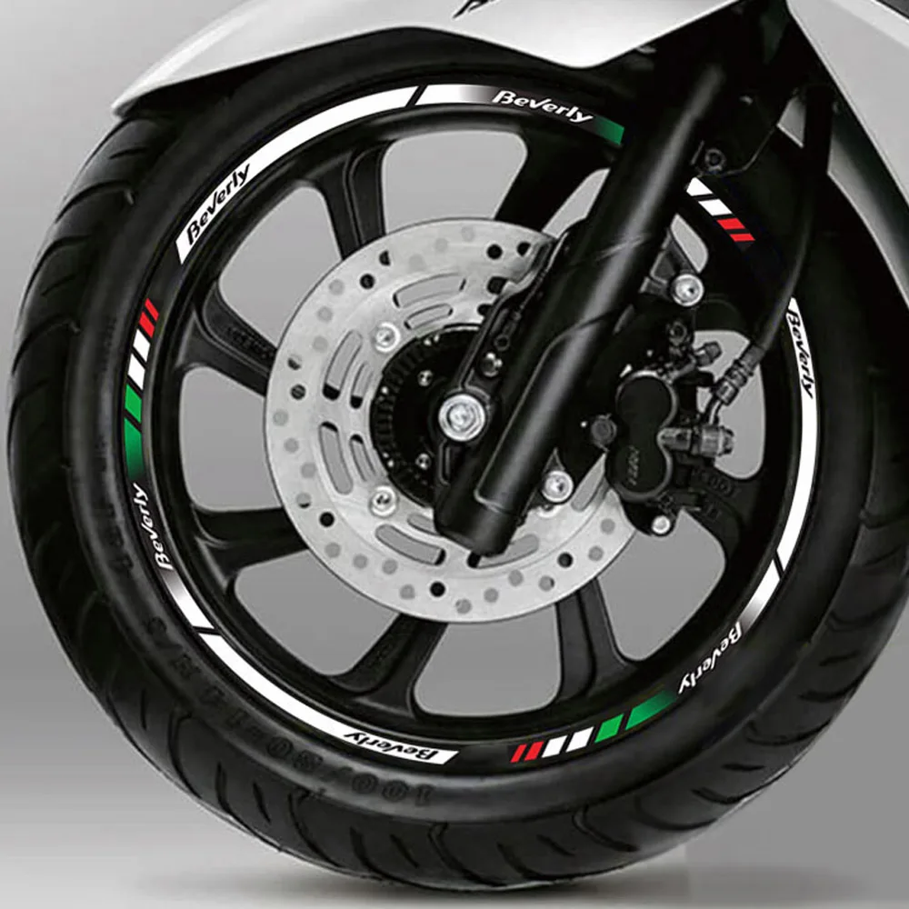 High-quality waterproof decals for modification of motorcycle wheel rim stickers for Piaggio beverly