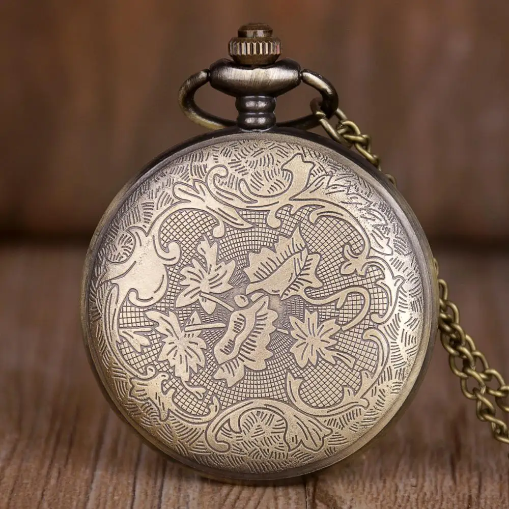 High Quality Women Men Quartz Pocket Watch With Pendant Necklace Clock Gifts Fob Watch