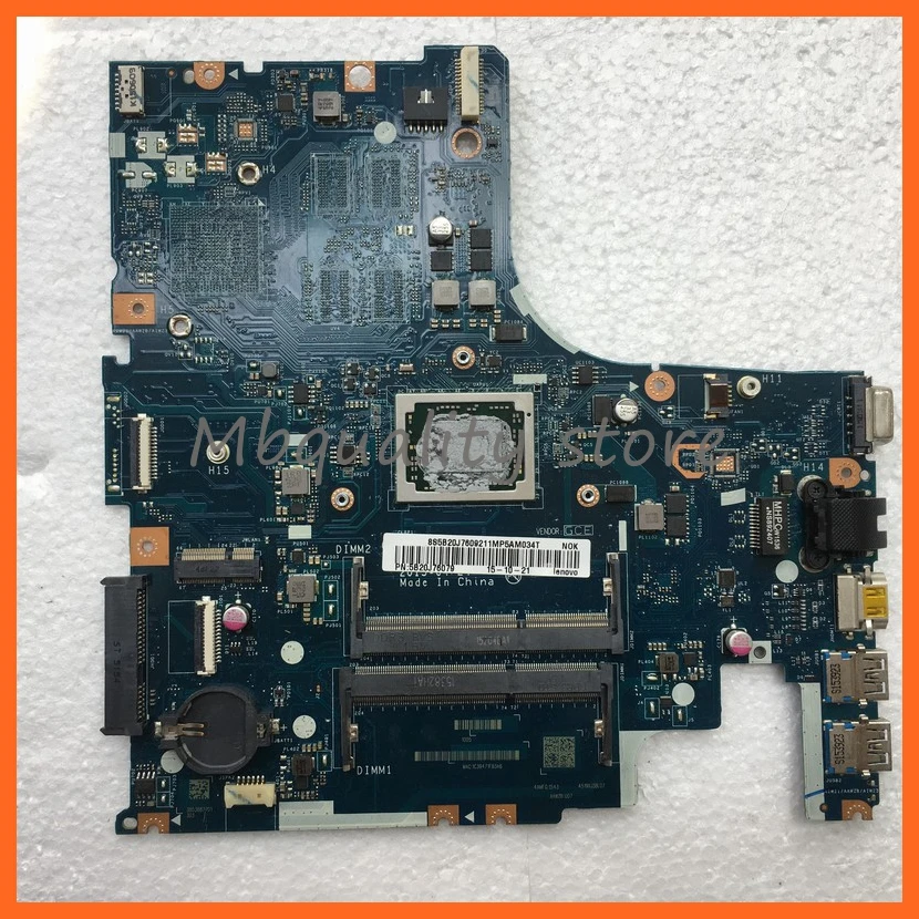 

AAWZA ZB LA-C285P for Lenovo 500-15ACZ Laptop motherboard A10 CPU tested good