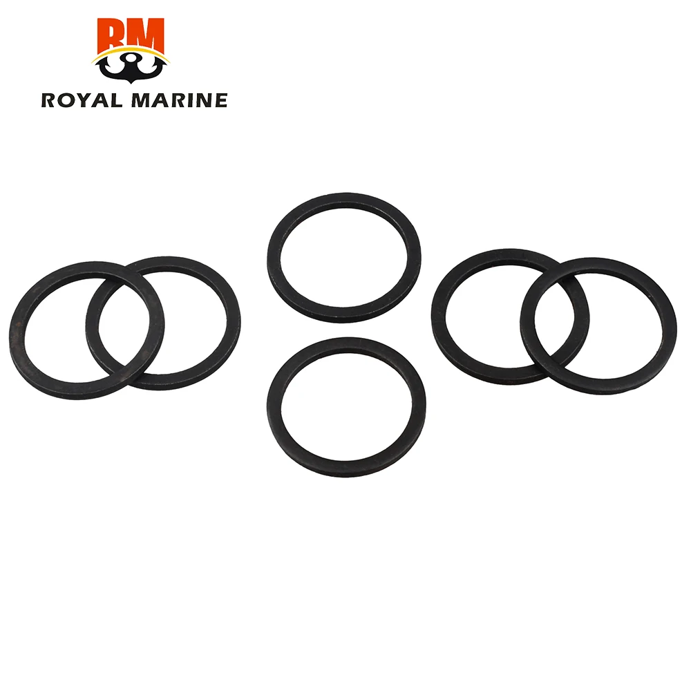 90201-14377 Plate Washer 6PCS for Yamaha Outboard Motor 2 Stroke 9.9HP 13.5HP 15HP 0201-14377-00 YMH Boat Motor Accessories