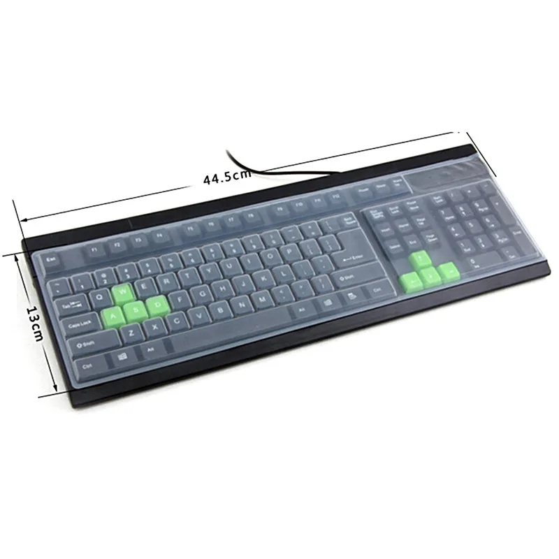 1PC Universal Keyboard Film Pelindung Silicone Cover Skin Komputer Desktop Cover