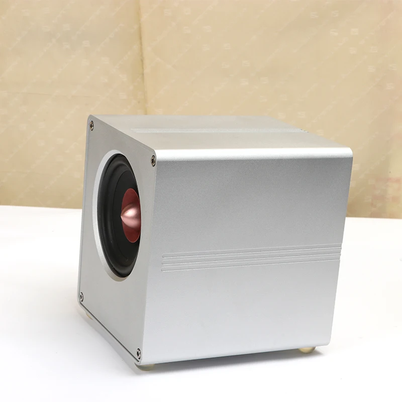 KYYSLB A300 4 Ohm 25W*2 4 Inch Aluminum Iron Boron Strong Magnetic Unit Speaker Aluminum Alloy Full Frequency Bookshelf Speaker