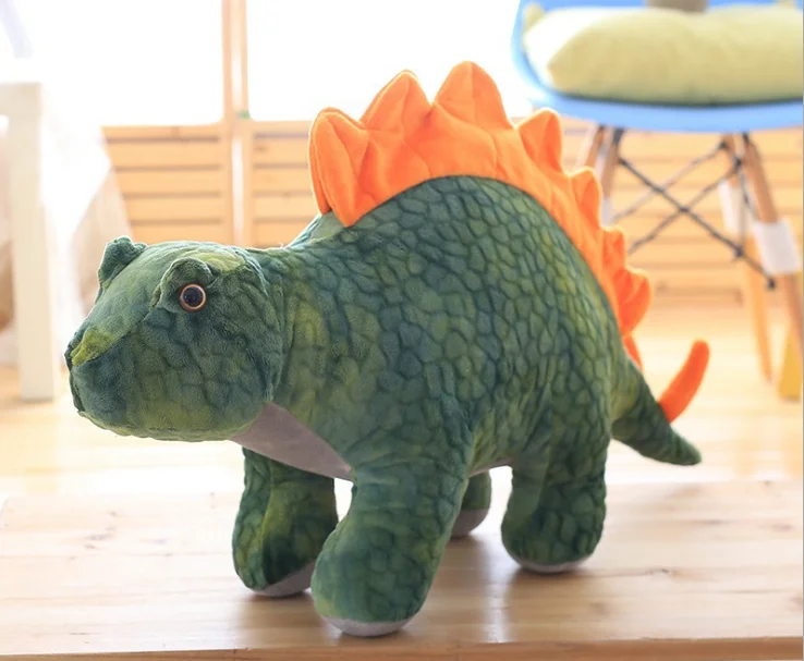 realistico dinosauro verde peluche cartone animato triceratopo circa 50 cm bambola morbida cuscino giocattolo regalo di compleanno w0801