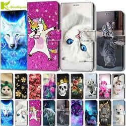 A7 2018 case on for Samsung Galaxy A7 2018 cases magnet flip leather cover for Samsung A6 A5 A8 A9 2018 case luxury wallet coque