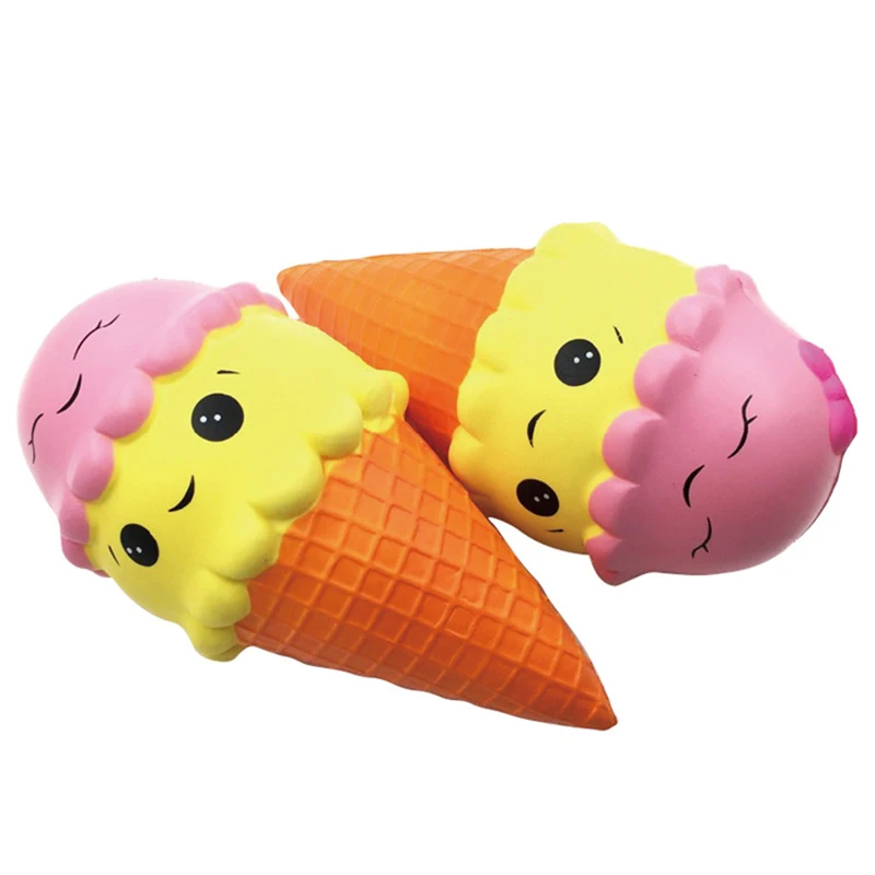 Jumbo Kawaii Ice Cream Panda Squishy Cake Deer Milk Squeeze Toys Slow Rising Cream Scented Antistress Child Kid Baby Toys