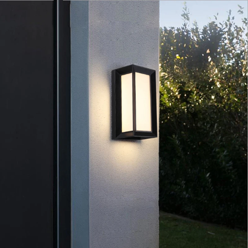 Corridoio del giardino illuminazione esterna impermeabile Villa cortile applique da parete per esterni LED balcone lampada recinzione vestibolo