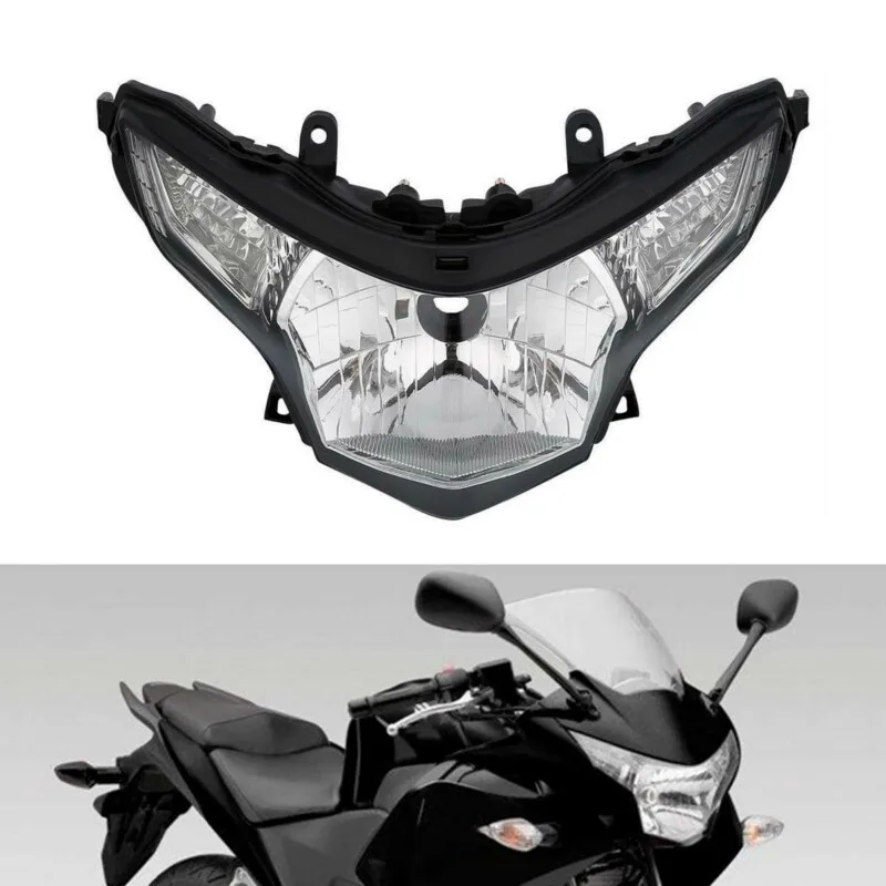 

Motorcycle Clear Front Headlight Headlamp Head Lights Assembly For Honda CBR250R 2011-2013 CTX700 2014-2018