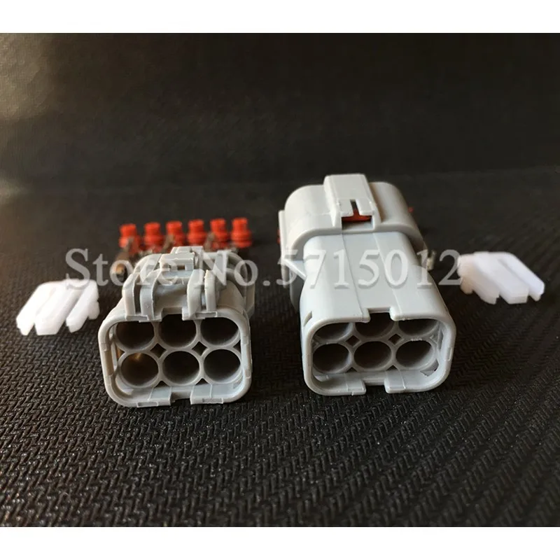 MG640337-5 MG610335-5 waterproof black pa66 KET 6 Pin way male female Connector