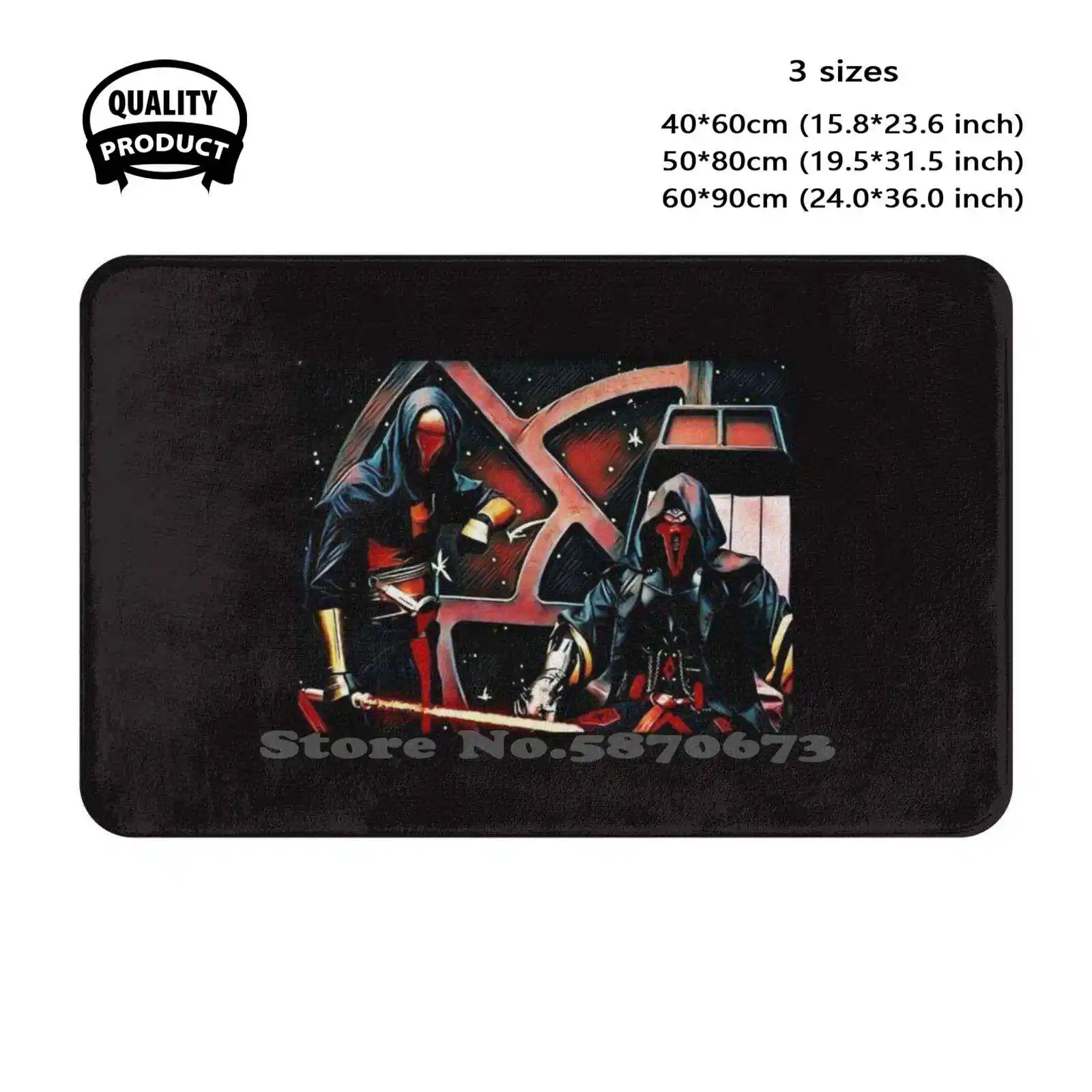 Lord Dominhate Throne Soft Cushion Home Carpet Door Mat Car Rug Sith Empire Lord Dominhate Darkside