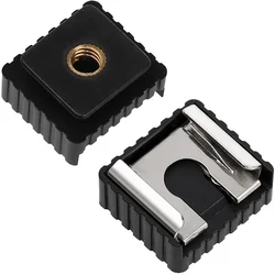 1pcs SC-6 SC6 Cold Hot Shoe Adapter Standard Mount Hotshoe To 1/4 Thread For Flash Speedlite Tripod Photo Studio Accessories