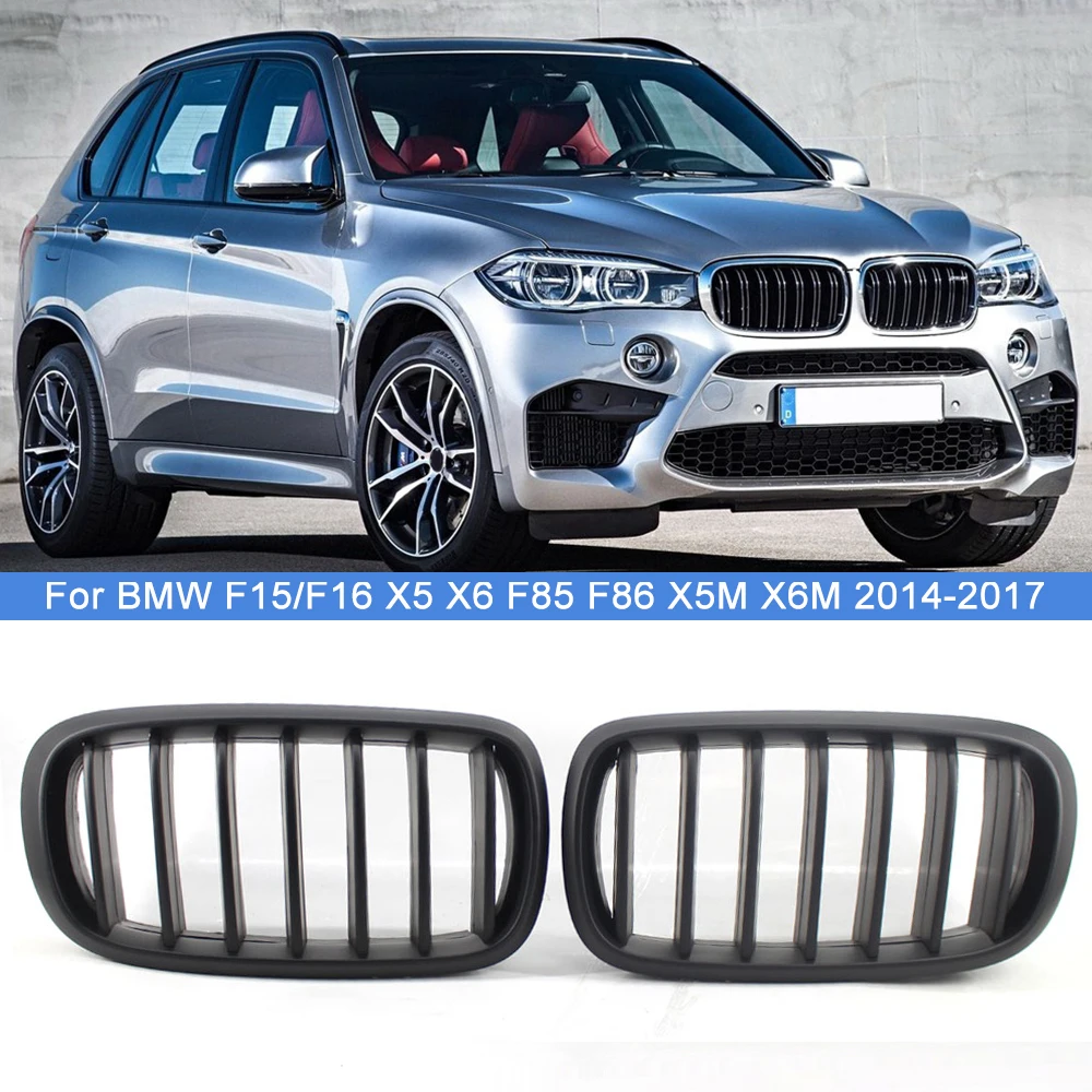 

2 шт., Сменные решетки для переднего бампера BMW F15/F16 X5 X6 F85 F86 X5M X6M 2014-2017