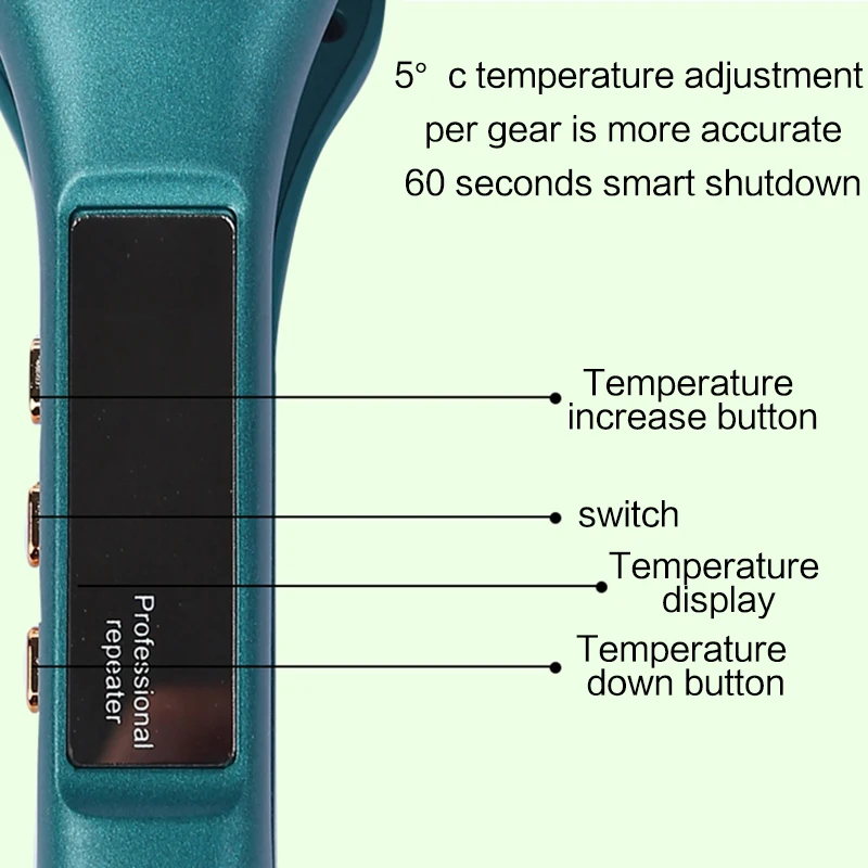 Macio milho clipcurling ferro profissional cabelo toolsflat ferro curling tongs lcd escova de cabelo elétrica airwrap modelador