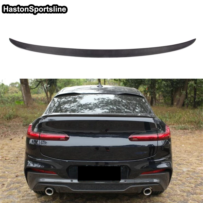 

For BMW X4 G02 M Style Carbon Fiber Rear Trunk Spoiler Car Wing 2019UP