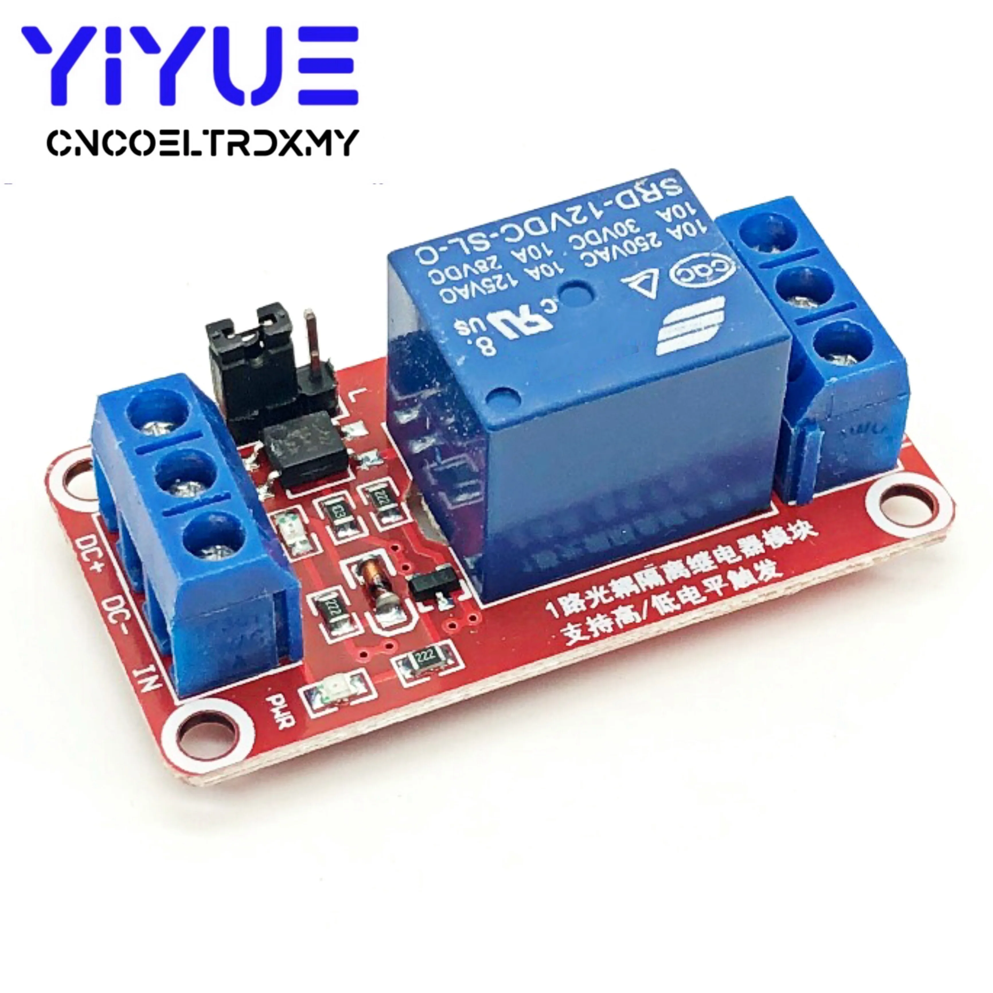 Stejnosměrný 12V 1 běžící pás elektromagnetické relé modul s optočlen štít deska vysoký a nízko úroveň spoušť energie poskytnout modul pro arduino