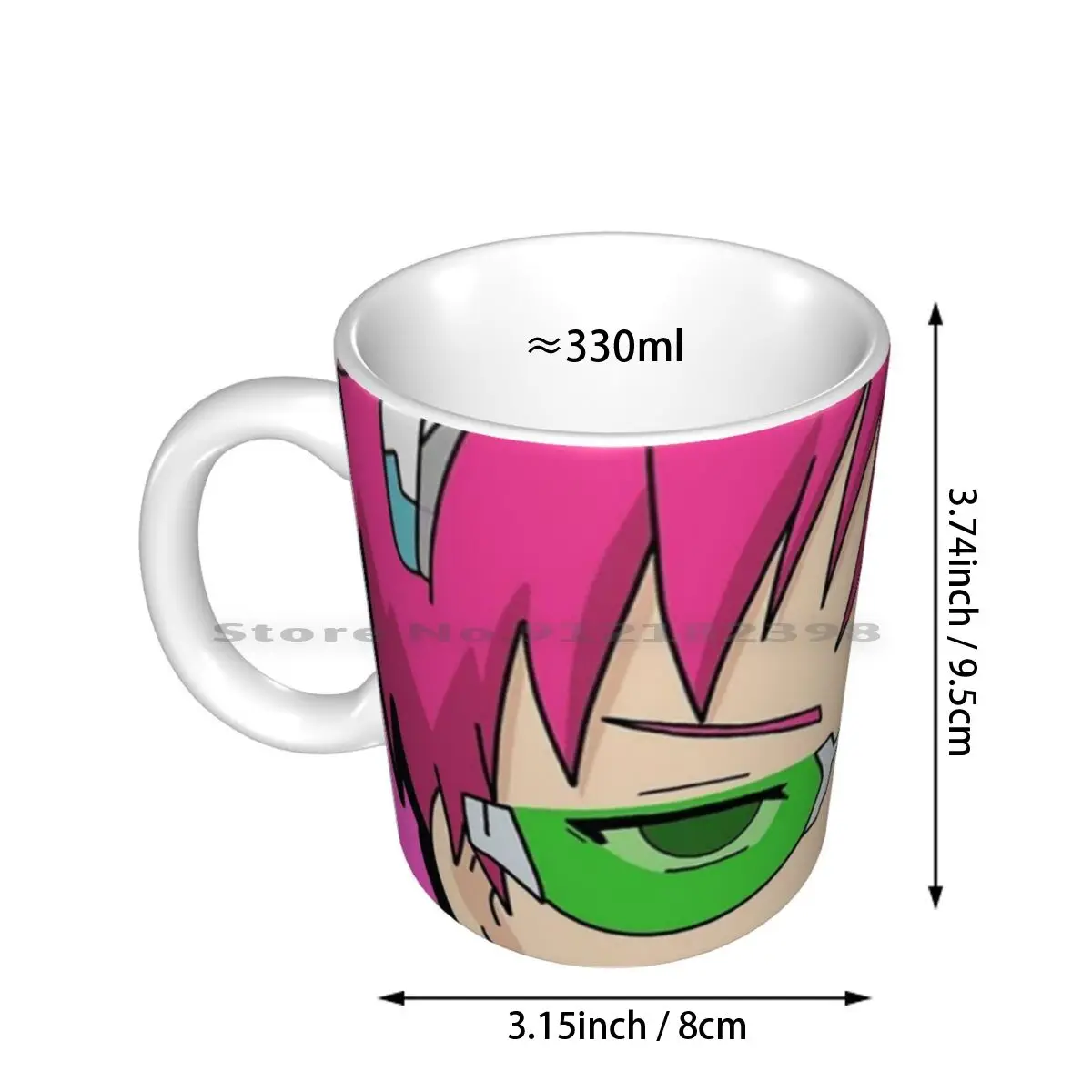 Kusuo Saiki Peeker Ceramic Mugs Coffee Cups Milk Tea Mug Saiki K Saiki The Disastrous Life Of Saiki K The Disastrous Life Of