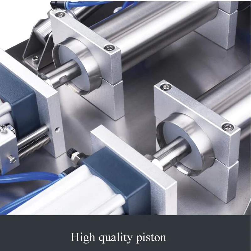 آلة تعبئة السوائل الهوائية مع حشو الزجاجات الأوتوماتيكي التجاري برأس مزدوج لمشروبات التجميل