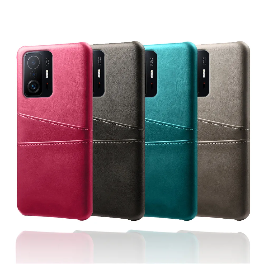 For Xiaomi Mi 11T Pro Case Card Slot Holder PU Leather Case for Mi 11 Lite 11 Ultra 6.81 \