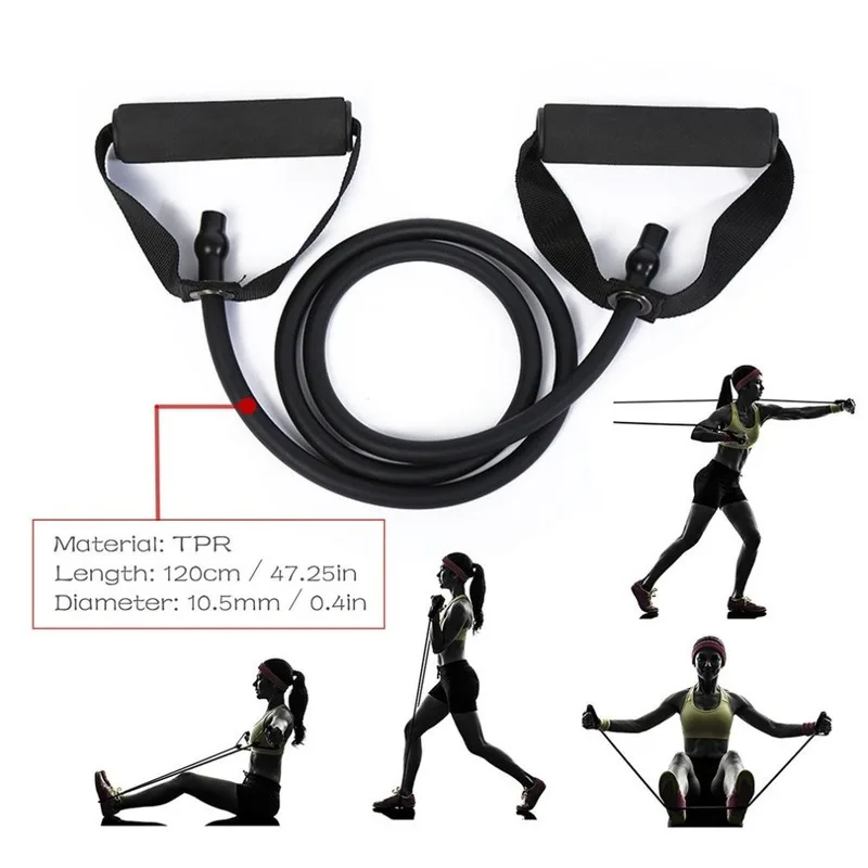 5 Levels Resistance Bands Fitness Yoga Pull Rope Rubber Expander Elastic Band Fitness Rubber Home Gym Workout Exercise Equipment