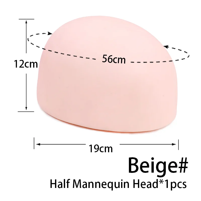 Silicon Ventilating Hand-Woven Mannequin Head