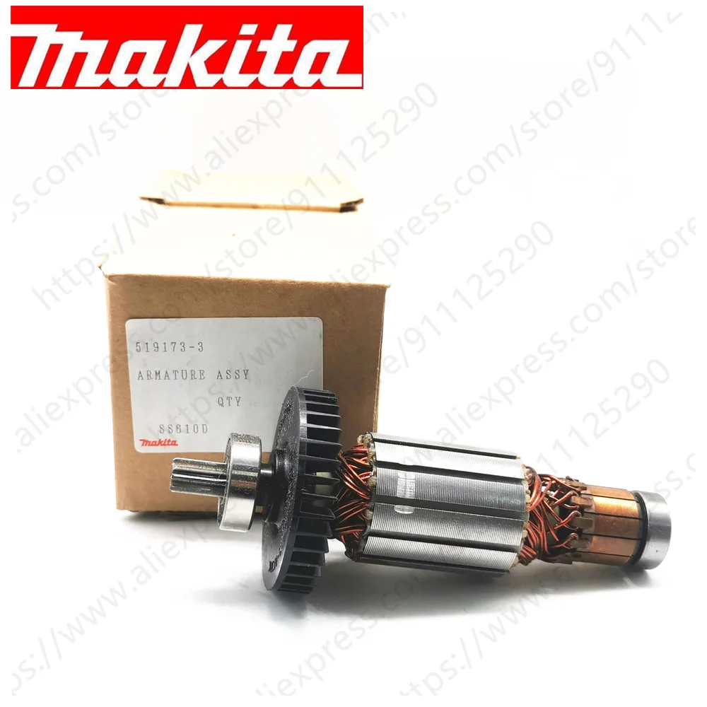 Armature มอเตอร์สำหรับ MAKITA SS610D BSS610RFE DSS610RMJ BSS610SFE BSS610RFE BSS610 DSS610 DSS010RFE 519173-3