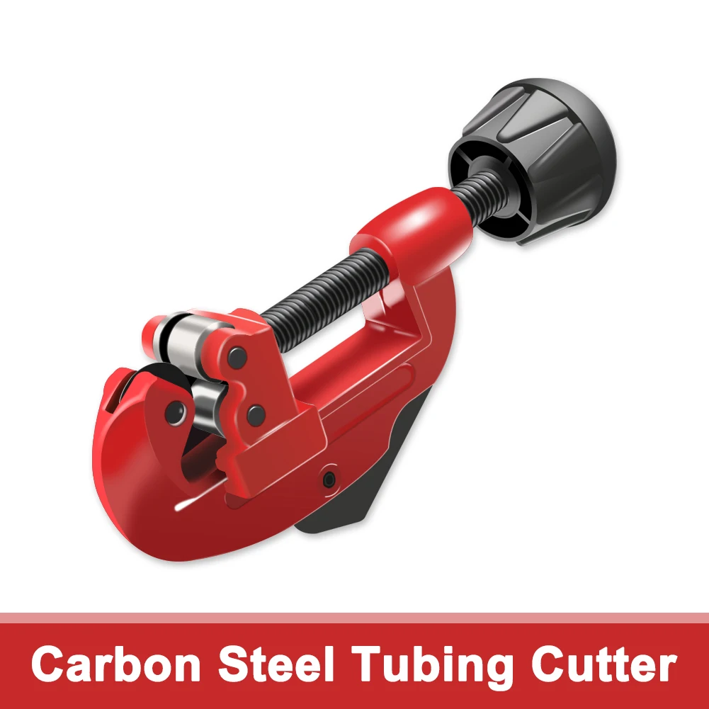 Carbon Steel Tubing Cutter 1/8" to 1-1/8" Stainless Steel Aluminum Copper Vinyl Brass Pipes Tube Cutter Scissor Cutting Tool CSV