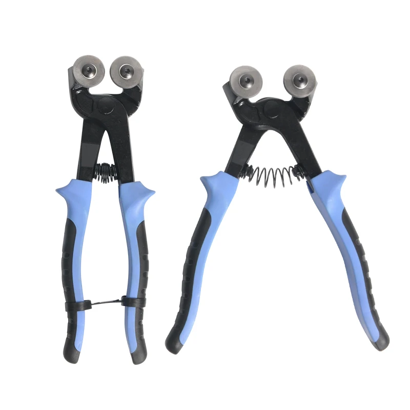 Tile And Glass Cutter for Ceramic Floor Mirror Stained Glass Twin Wheel Fix Mosaic Cutter Trimmer & Nipper Pliers