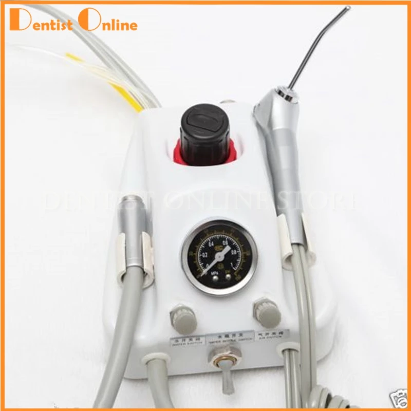 

Dental Portable Turbine Unit Work With Air Compressor 2 Hole Or 4 Hole Water Bottle Plastic Tube For Connection