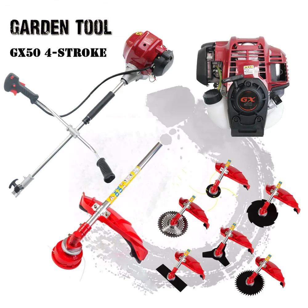 2024 New 7 in 1 Bicycle Handle FK50 Multi Tool 4 Stroke Engine 47.9cc 1.47KW  Brush Cutter Grass Trimmer CE Approved