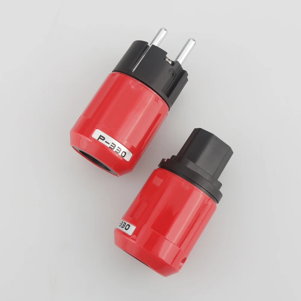 أوديوكراست-زوج من قابس طاقة الروديوم ، قابس الاتحاد الأوروبي Schuko AC ، موصل IEC ، سلك طاقة DIY