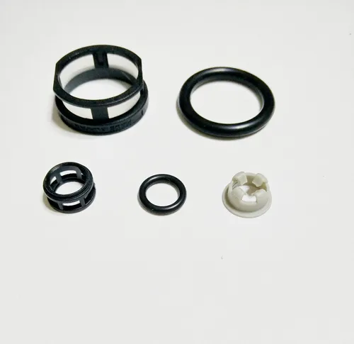 Imagen 2 del producto Kits de reconstrucción de inyector de combustible de pieza de automóvil para Nissan SR20 oem 16600-53J00 tapa de filtro de junta tórica de goma AY-RK038 con 10 juegos