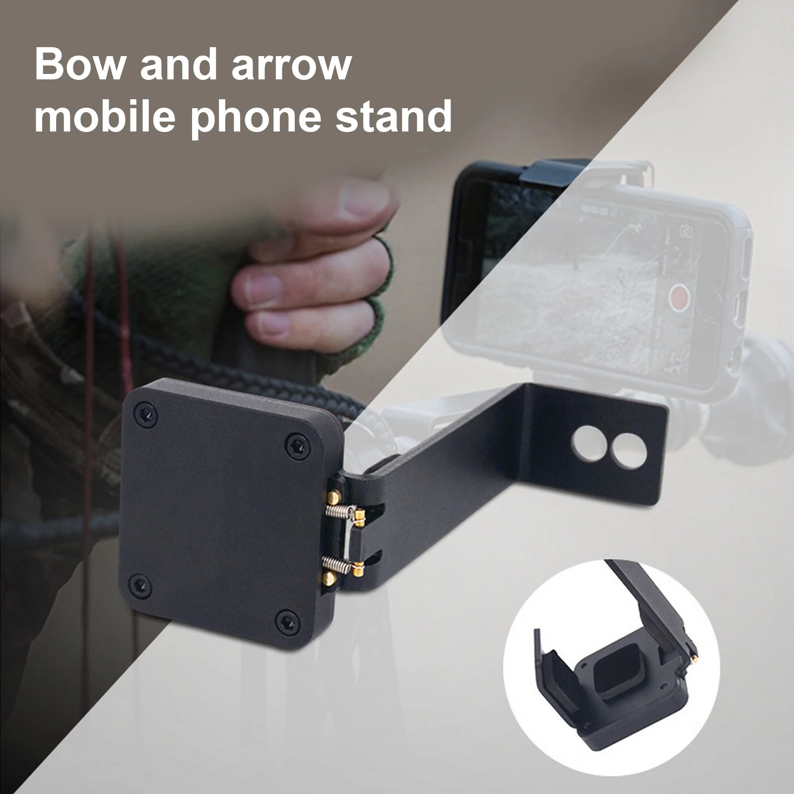 phone stand or Archery Shooting Target Bow Flexible Mobile Phone Holder Stander Bracket Mount Stand Mobile