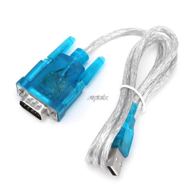 USB To RS232 RS-232(DB9) Standard Serial Cable Converter Adapter For PC Z09 Drop ship