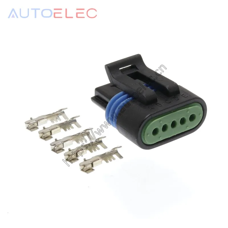 Imagem -02 - Conector do Sensor de Fluxo Massivo de ar de 5way Airtex 1p1372 Well 740 Substitui Pt5511 Conector Elétrico à Prova de Intempéries Plugue para Delphi