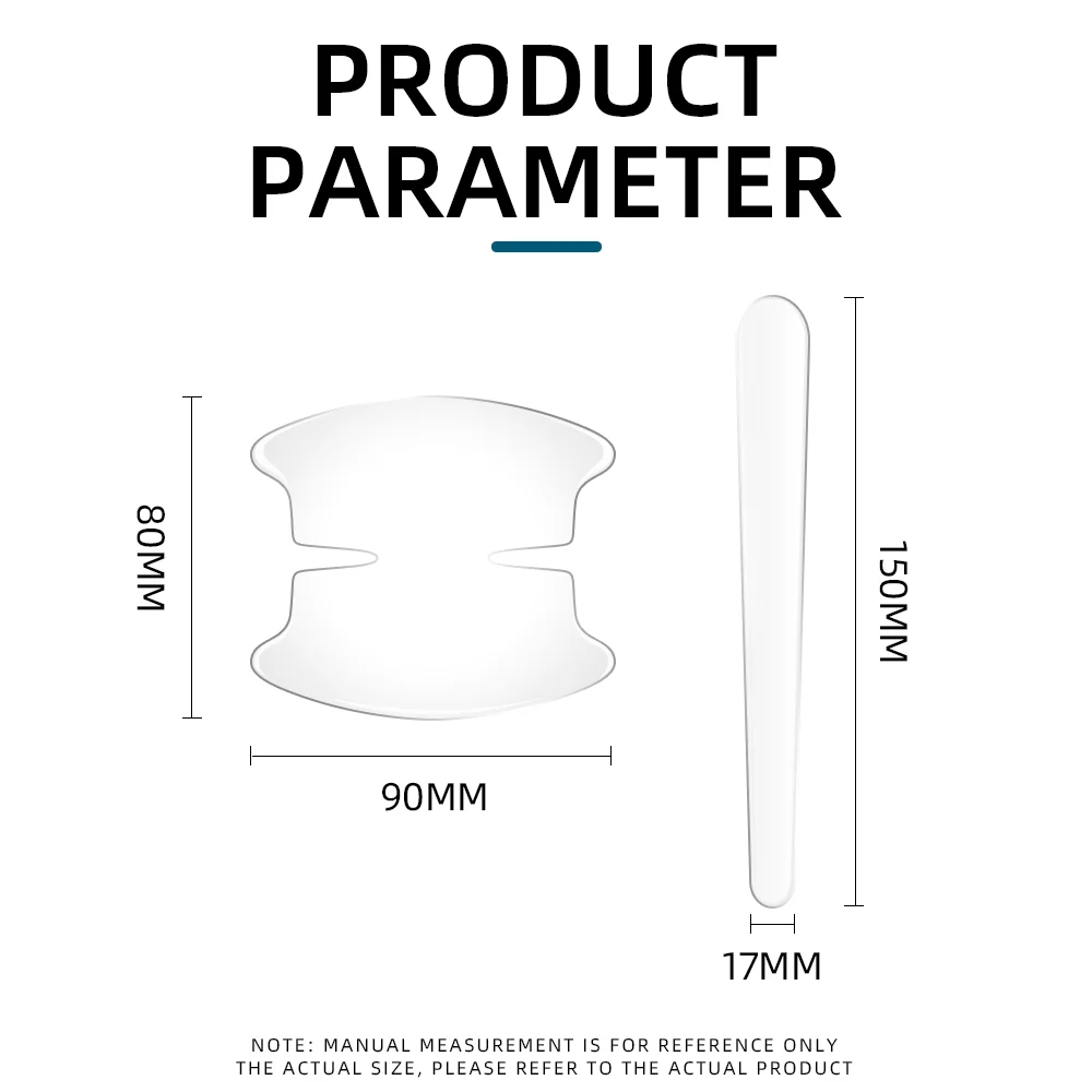 4 pezzi Car Styling Auto maniglia della porta ciotola Scratch protettivo cristallo epossidica silicone adesivi trasparenti per Toyota GR GAZOO Racing