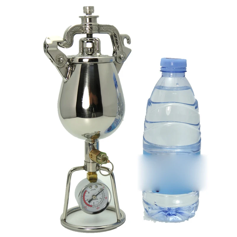 ماكينة صنع الفشار الصغيرة المصنوعة من الفولاذ المقاوم للصدأ ماكينة صنع الفشار اليدوية على الطراز القديم ماكينة صنع الفشار الصغيرة والقابلة للجمع