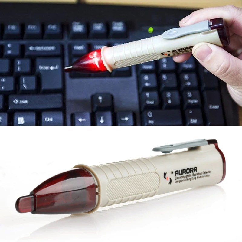 2020 New Noncontact High Sensitive Electromagnetic Radiation Detector Pen EMF Tester New Drop Ship Support