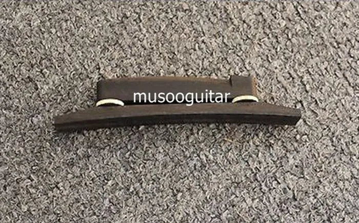 Solid short ebony tailpiece with bridge with 16\