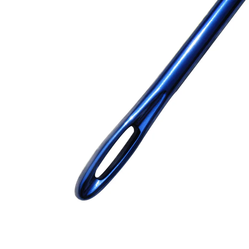 Afghan Aluminium Needles for Knitting DIY Tunisian Crochet Hooks Hand Knit Tool with Eye Knitting Sewing Needles 2.75/4.0/6.0mm