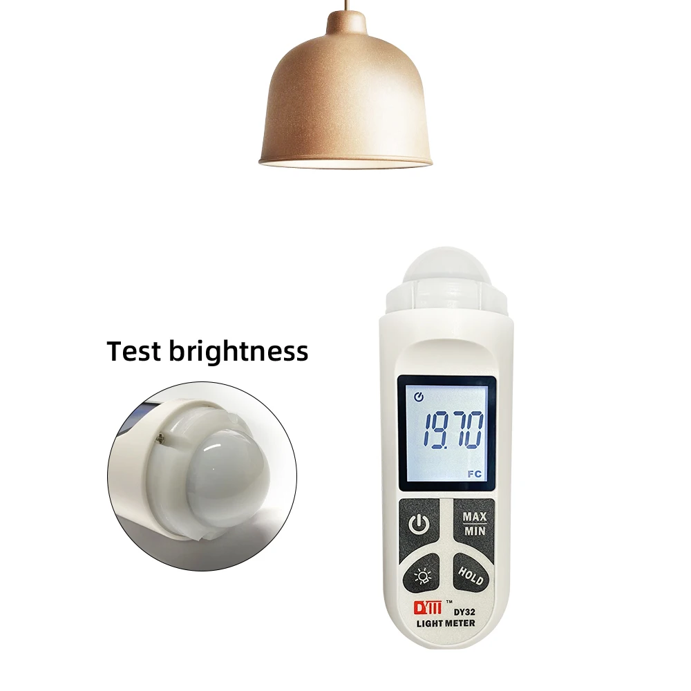 200,000 LUX Light Meter Photography Digital Luxmeter Integrated Illuminometer Lux/Fc Photometer Enviromental Tester Photometer