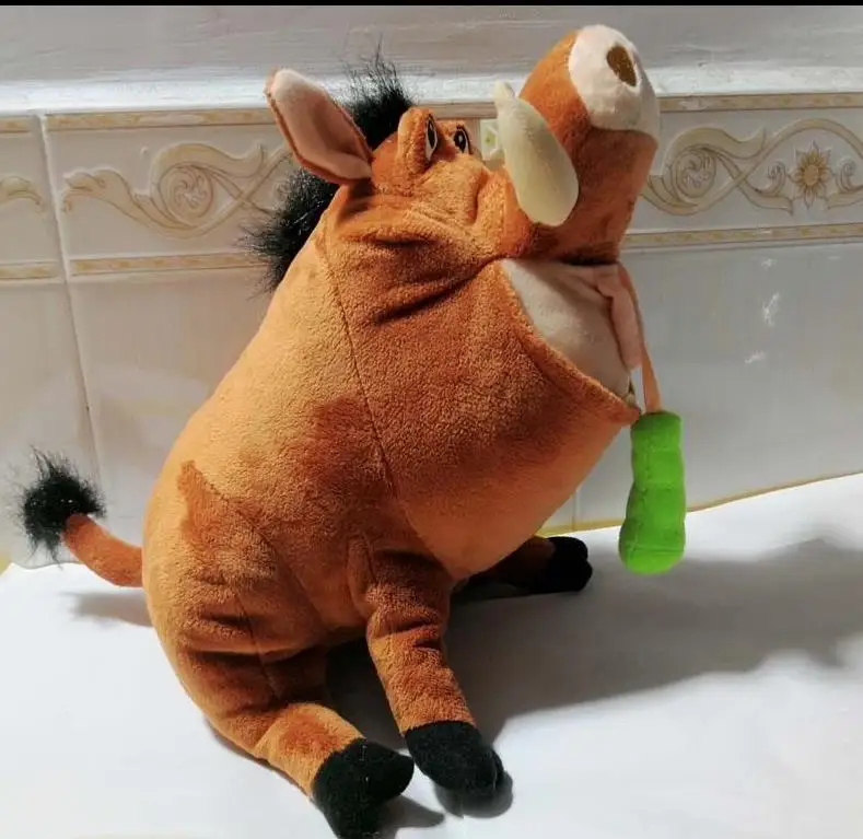 

NEW DISNEY The Lion King Pumbaa Wild Boar Pig Plush Toy Cute Stuffed Animals 30cm