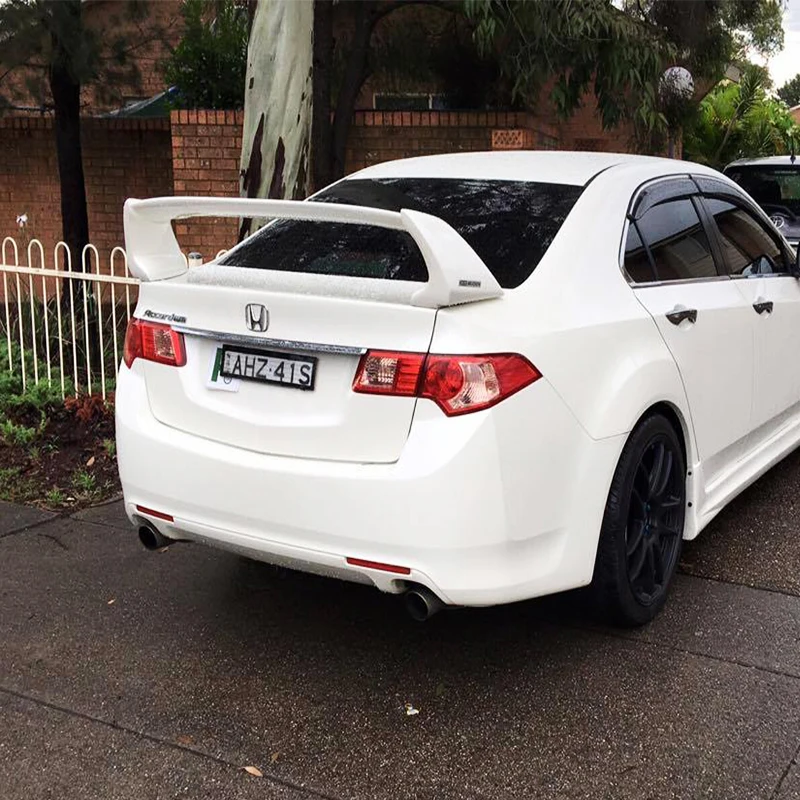 New design For Honda Accord Spoiler 2008 to 2013 FD2 spoiler by Glossy black white High Quality rear spoiler