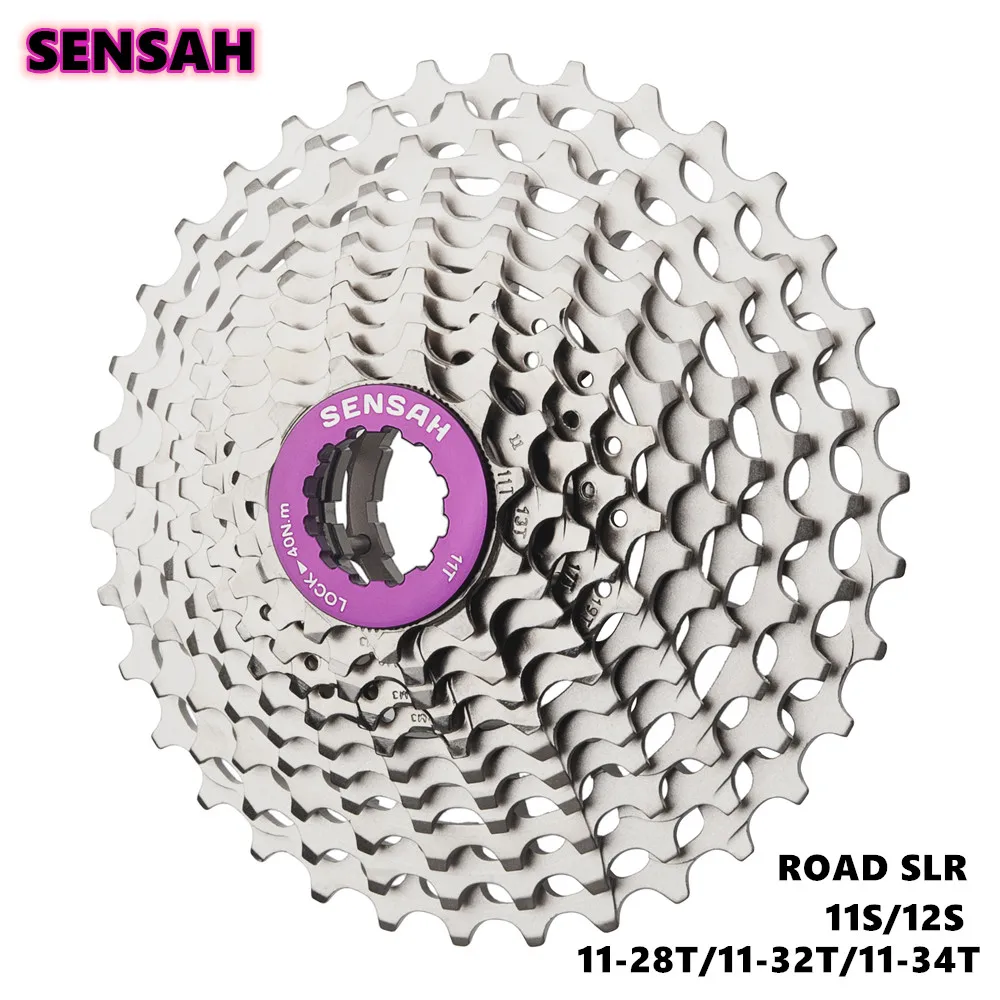 

SENSAH Ultralight Road Bicycle 11S/12S 11-28T Cassette 11 Speed 11-32T/34T/ Freewheel 11V K7 Cycling CNC Gravel Bike HG System