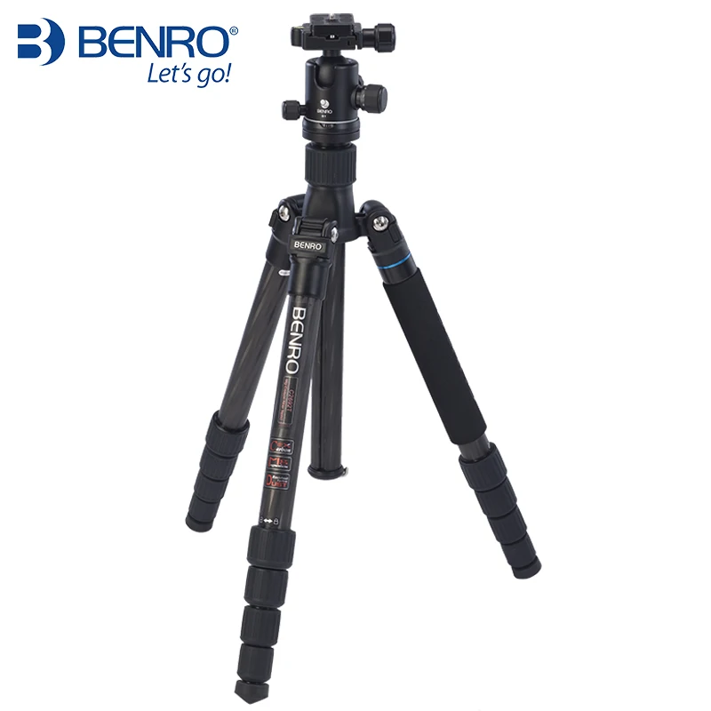 Professional Carbon Fiber Tripod Set / Foldable Monopod & Tripods Set For DSRL Camera / Wholesale Free Shipping Benro C2692TB1