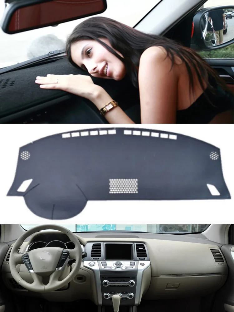 For Nissan Murano II Z51Z 2009 2010 2011 2012 2013 2014 TNZ51 Z51 Dashmat Dashboard Cover Pad Dash Mat Anti-Dirt Car Ornaments