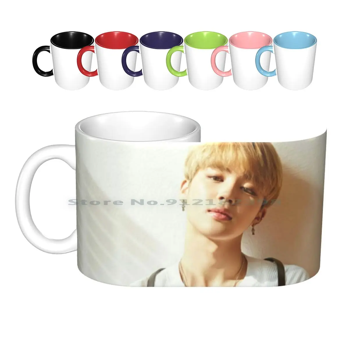 Jimin Ceramic Mugs Coffee Cups Milk Tea Mug Boys Jimin Jiminie Park Jimin Family Kpop Army Creative Trending Vintage Gift