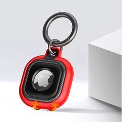 Compatible with Apple AirTag Case Soft Protective Keychain Protector Cover for Accessories Key-Ring Dog or Cat Collar Finder GPS