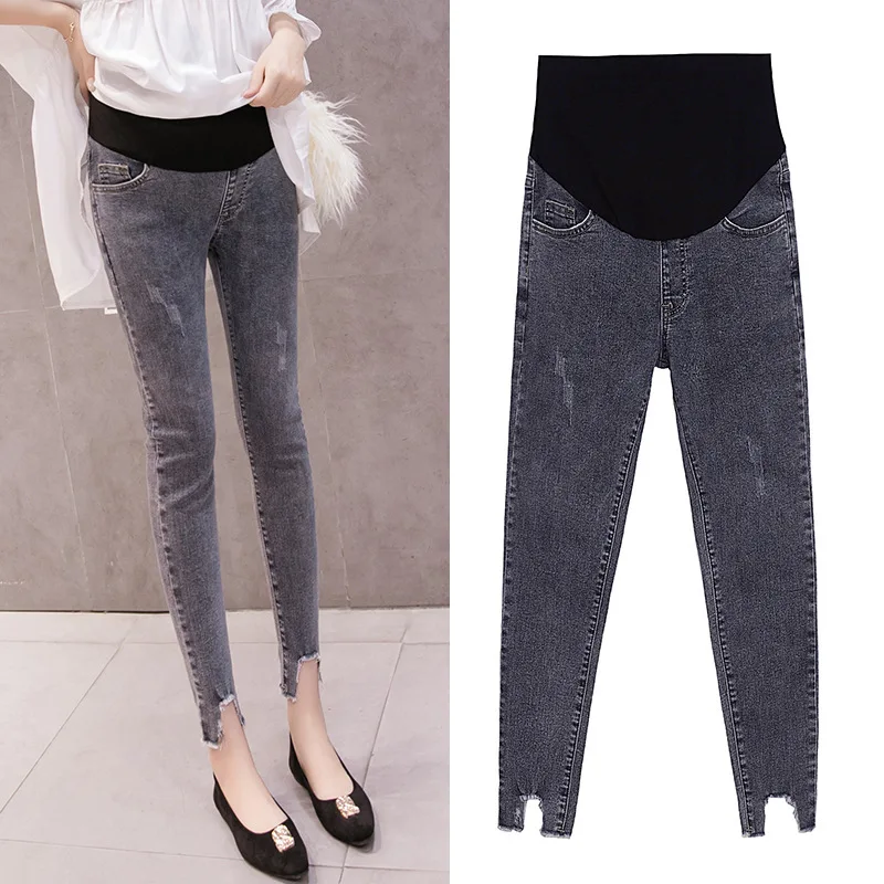 Maternity Pants Summer Jeans Pregnancy Clothes For Pregnant Women Nursing Clothing Trousers Overalls Denim Prop Belly Legging