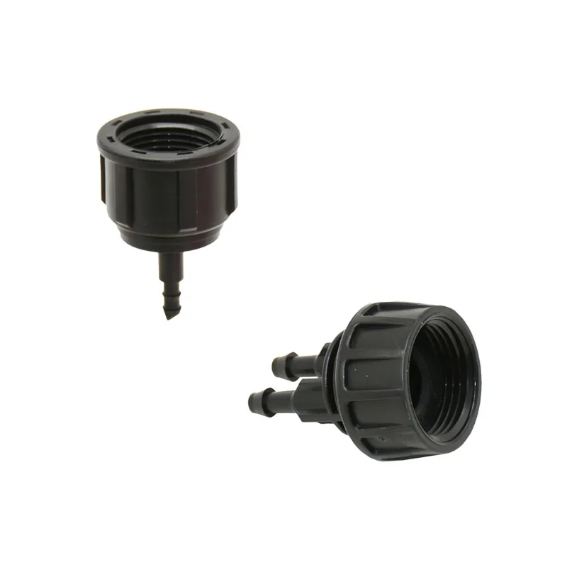 

Garden hose 1/4" to 3/4 Female barb connector 2-way 4/7 hose water splitter tap irrigation connector 1pcs